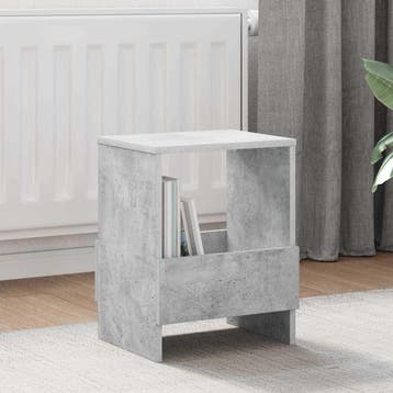 vidaXL Tijdschriftenrek 2 st Beton Grijs 35 x 30 x 45 cm, Verzenden