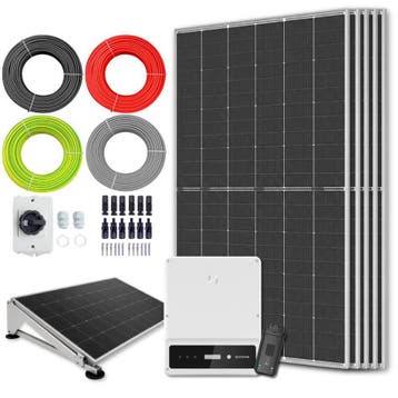 Zonnepanelen pakket voor platdak - 2.8 kW - 5x 560, Ophalen of Verzenden, Nieuw