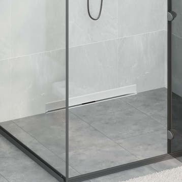 vidaXL Wandgemonteerde Doucheafvoer Zilver 70 cm Roestvrij, Verzenden, Nieuw