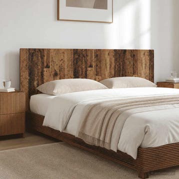 vidaXL Wandgemonteerd Hoofdbord ARNHEM Oud hout Bewerkt hout, Verzenden