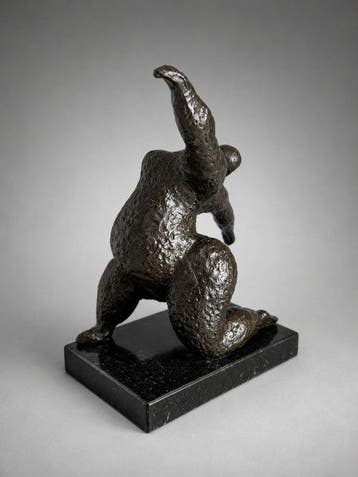 sculptuur, Abstracte Vrouwelijke Figuur – Expressieve, Antiek en Kunst