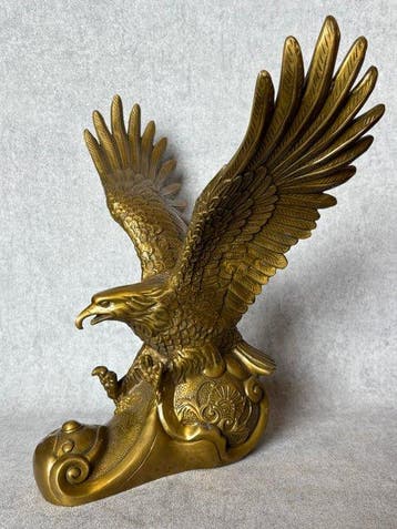 Sculpture, XL adelaar - 33.5 cm - Bronze