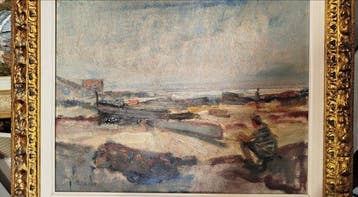 Enrico Placido (1909-1983) - Paesaggio Costiero