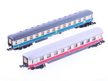 Schaal N Minitrix 3015 3132 DB A-rijtuig TEE B-rijtuig #1391, Hobby en Vrije tijd, Ophalen of Verzenden, Gebruikt, Overige typen