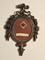 Reliekhouder - Brons, Hout, Textiel - 1850-1900 - Sint