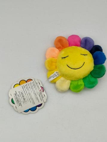 Takashi Murakami Flower Rainbow Mini Plush Toy - Pluche