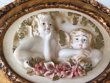 Wanddecoratie - Italië - Elegante vintage schilderij