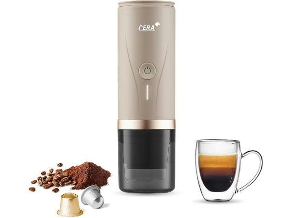 Veiling - CERA+ Draagbare mini espressomachine - oplaadbaar, Elektronische apparatuur, Koffiezetapparaten