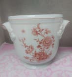Vista alegre - Vase (2) - Fer-rouge - Porcelaine - Cachepots