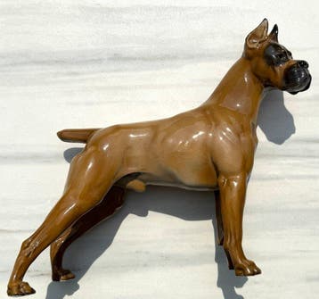 Rosenthal - Theodor Krämer (1884 - 1966) - sculptuur, Boxer, Antiek en Kunst