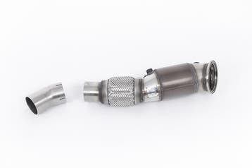 Downpipe met grote boring en Hi-Flow Sports Cat | BMW / Toyo, Verzenden