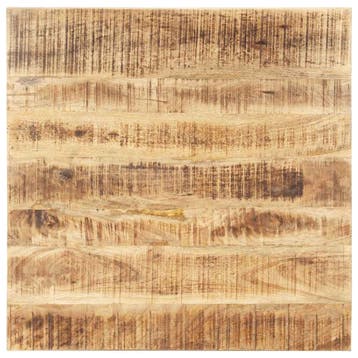 vidaXL Tafelblad 25-27 mm 70x70 cm massief mangohout, Huis en Inrichting, Verzenden, Nieuw