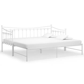 Slaapbankframe wit 90x200cm - Ideaal voor je kot! 34% kor..., Verzenden