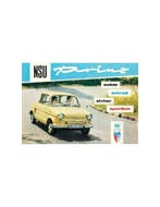 1959 NSU PRINZ I & II & 30 BROCHURE DUITS, Nieuw