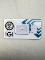 1 pcs Diamant (Naturelle) - 0.31 ct - Rond - F - IF -, Nieuw