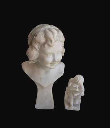 O Rossi - sculptuur, La jeune demoiselle / Lenfant qui