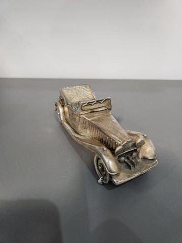 Presse-papier - .925 zilver, Keramiek