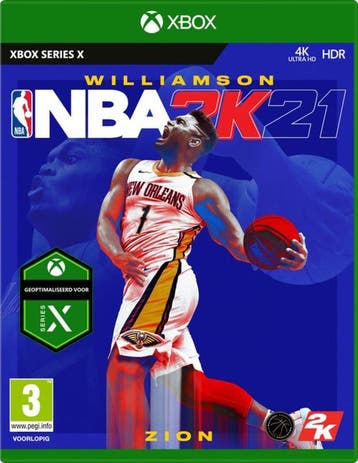NBA 2K21 (Xbox Series X) (Xbox Series Games), Ophalen of Verzenden, Zo goed als nieuw