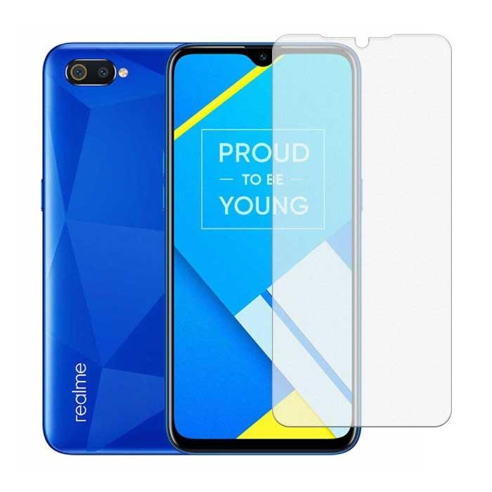 Oppo Realme C2 Screen Protector - Tempered Glass Film Gehard, Telecommunicatie, Mobiele telefoons | Hoesjes en Screenprotectors | Overige merken