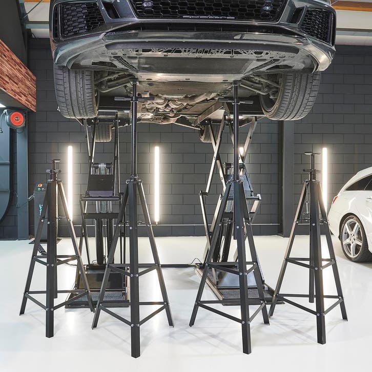 Datona Assteunen hoog 2 ton set met spindel - 4 stuks -, Autos : Divers, Outils de voiture, Enlèvement ou Envoi