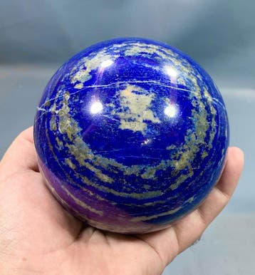 Lapis lazuli bol Koninklijk Blauw 1,7 kg AAA-kwaliteit Bol-