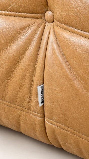 Ligne Roset - Michel Ducaroy - Canapé (2) - Togo - Cuir -
