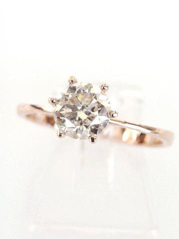Sans prix de réserve - Bague de fiançailles - 14 carats Or, Bijoux, Sacs & Beauté