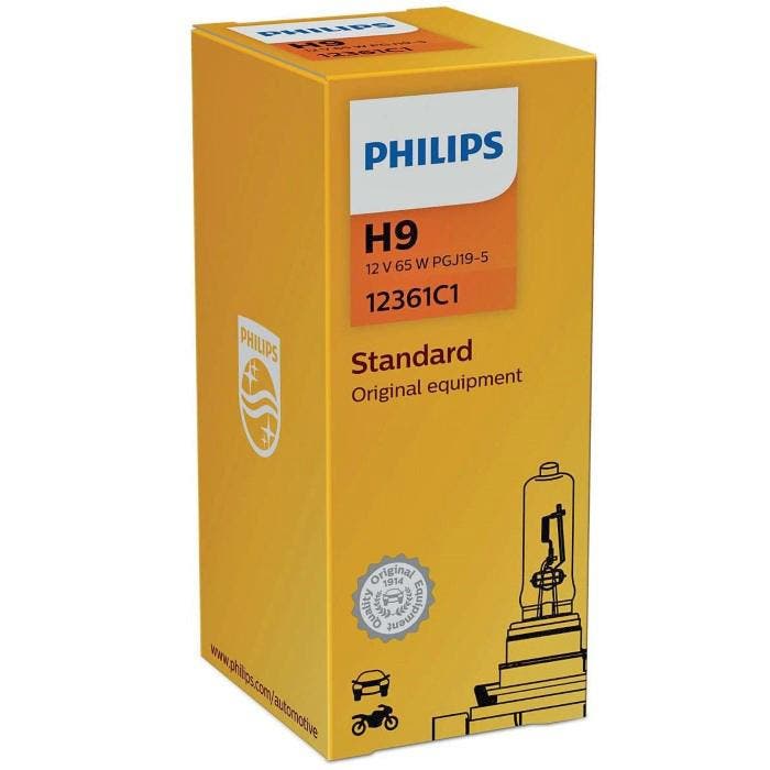 Philips H9 Standard 65W 12V 12361C1 Autolamp, Autos : Pièces & Accessoires, Éclairage, Envoi