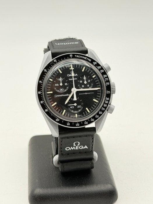 Omega x Swatch - MoonSwatch - Mission to the Moon - Sans, Handtassen en Accessoires, Horloges | Heren