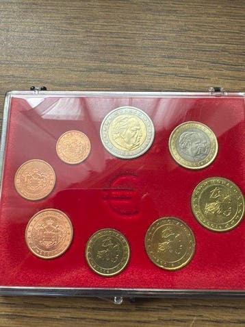 Monaco. Serie 1 Cent - 2 Euro 2001 (Zonder minimumprijs)
