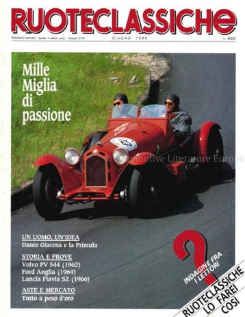 1989 RUOTECLASSICHE MAGAZINE 19 ITALIAANS, Nieuw