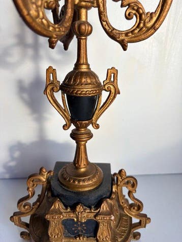 Kandelaber - Verguld brons - Empire stijl, Antiek en Kunst