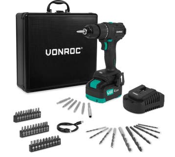 2dekans | Vonroc Pro Accuboormachine 20v – 40nm - Incl., Doe-het-zelf en Bouw, Gereedschap | Boormachines, Ophalen of Verzenden