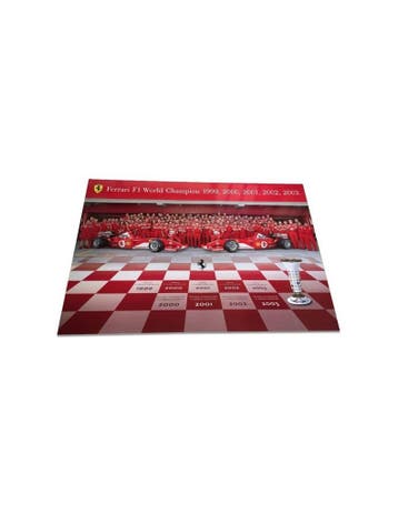 2003 FERRARI F1 WORLD CHAMPION DEALER POSTER 2017/03, Nieuw