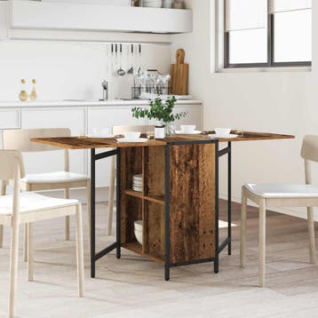 vidaXL Eettafel 144 x 60 x 75 cm Bewerkt hout Oud hout, Huis en Inrichting, Tafels | Eettafels, Verzenden, Nieuw