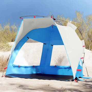 vidaXL Strandtent 2-persoons waterdicht snelontgrendeling, Verzenden