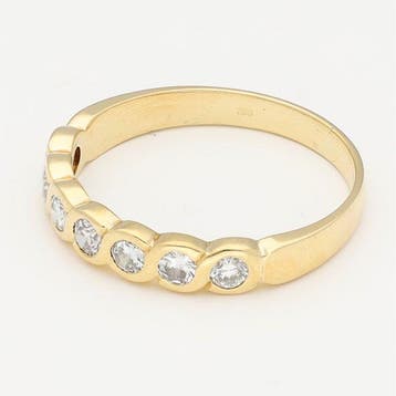 Ring - 18 karaat Geel goud Diamant (Natuurlijk), Nieuw