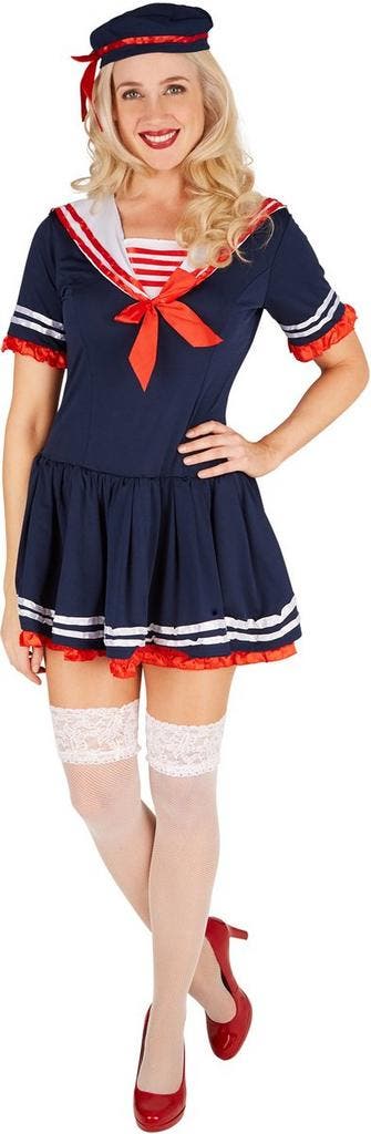 2dekans | Dressforfun - Marinedame - Vrouwenkostuum met, Ophalen of Verzenden, Nieuw