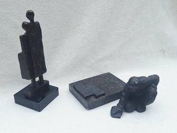 Jos Gielen en Marlies Noordkamp - Beeld, Thema  Bouwen  -, Antiquités & Art
