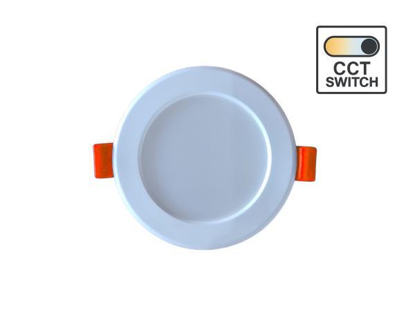 Veiling - 50x 4.9W CCT 3 kleur Inbouwspot waterdicht wit, Auto-onderdelen, Verlichting