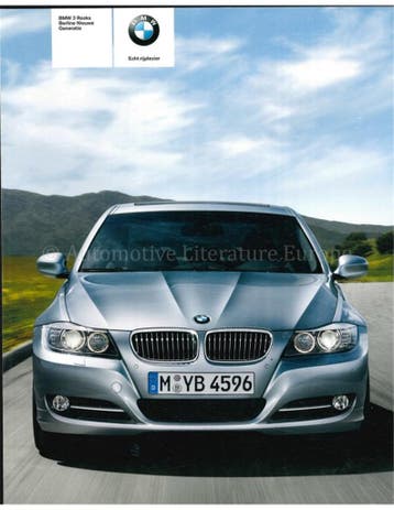 2009 BMW 3 SERIE SEDAN BROCHURE NEDERLANDS, Nieuw