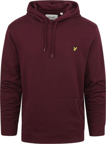 Lyle and Scott Hoodie Bordeaux maat Maat 52/54 (L) Heren, Verzenden