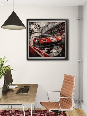 Original Luc Best - Ferrari 296 Challenge, Nieuw