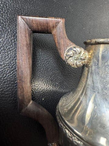 Pot à lait - Argent 950 - argent 950, décoration ruban et