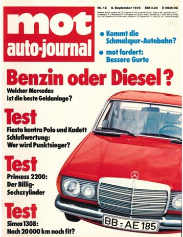 1976 MOT AUTO JOURNAL MAGAZINE 18 DUITS, Ophalen of Verzenden, Nieuw