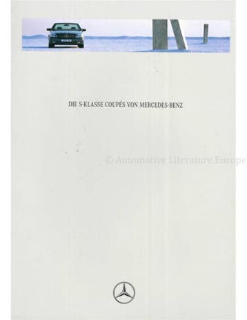 1993 MERCEDES BENZ S KLASSE BROCHURE DUITS, Nieuw