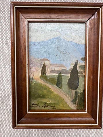 Attilia Marini (XIX-XX) - Paesaggio