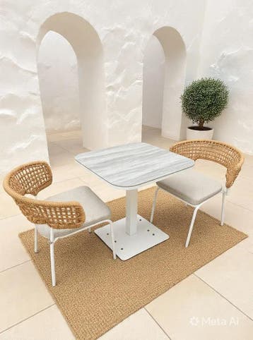 Luxe Tuinset bistroset aluminium (Tuinmeubelen), Tuin en Terras, Tuinsets en Loungesets, Ophalen of Verzenden, Nieuw