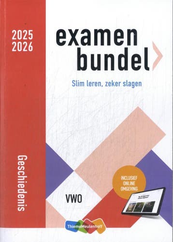 Examenbundel vwo Geschiedenis 2025/2026 9789006995312, Verzenden, Gelezen