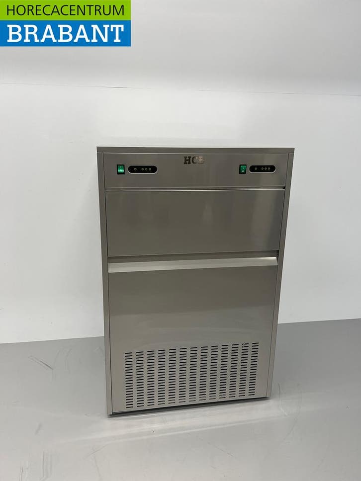 HCB RVS ijsblokjesmachine ijsklontjesmachine 100 kg p/d, Zakelijke goederen, Horeca | Keukenapparatuur, Ophalen of Verzenden
